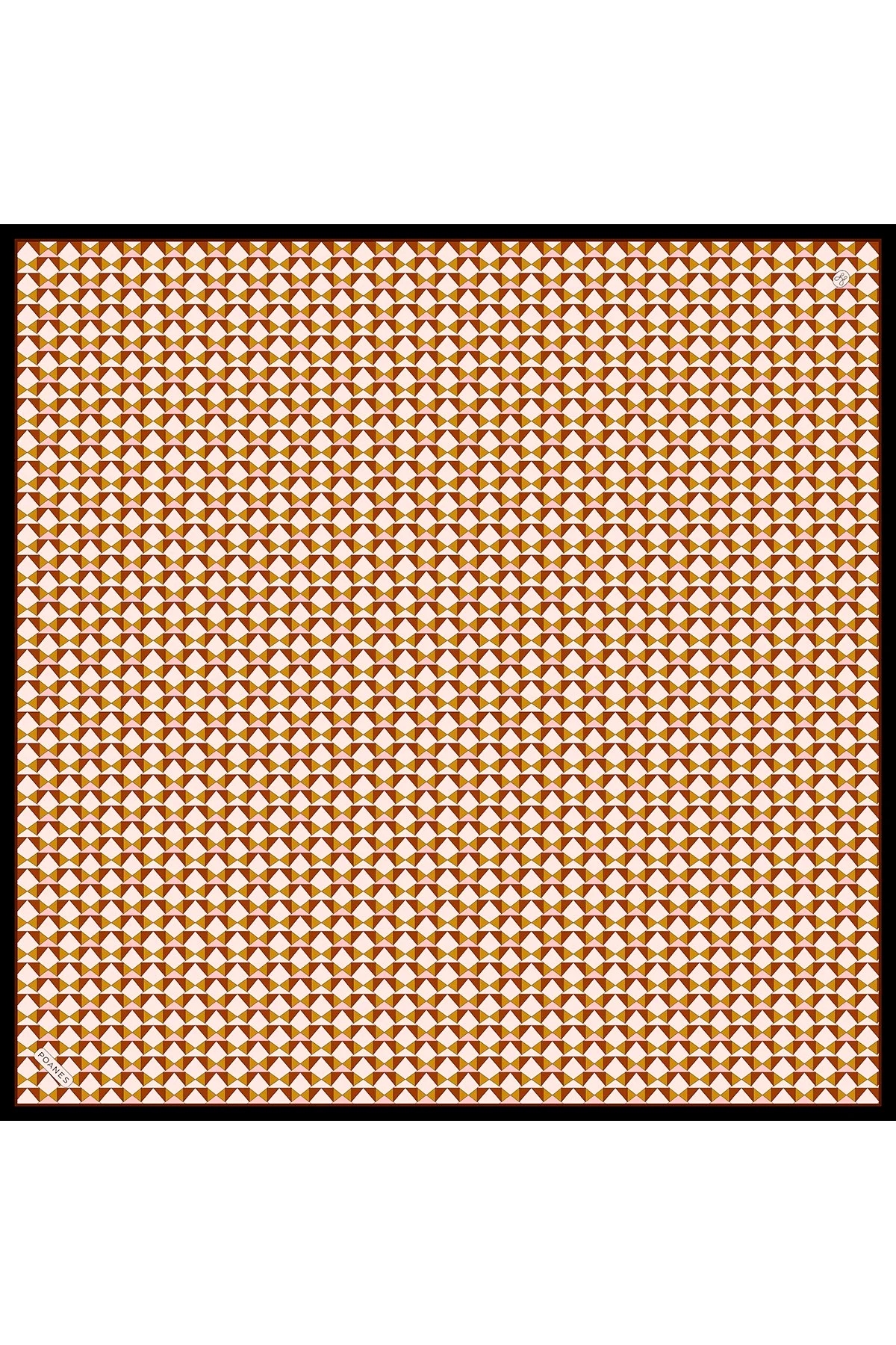 Minimal Desen Twill İpek Eşarp