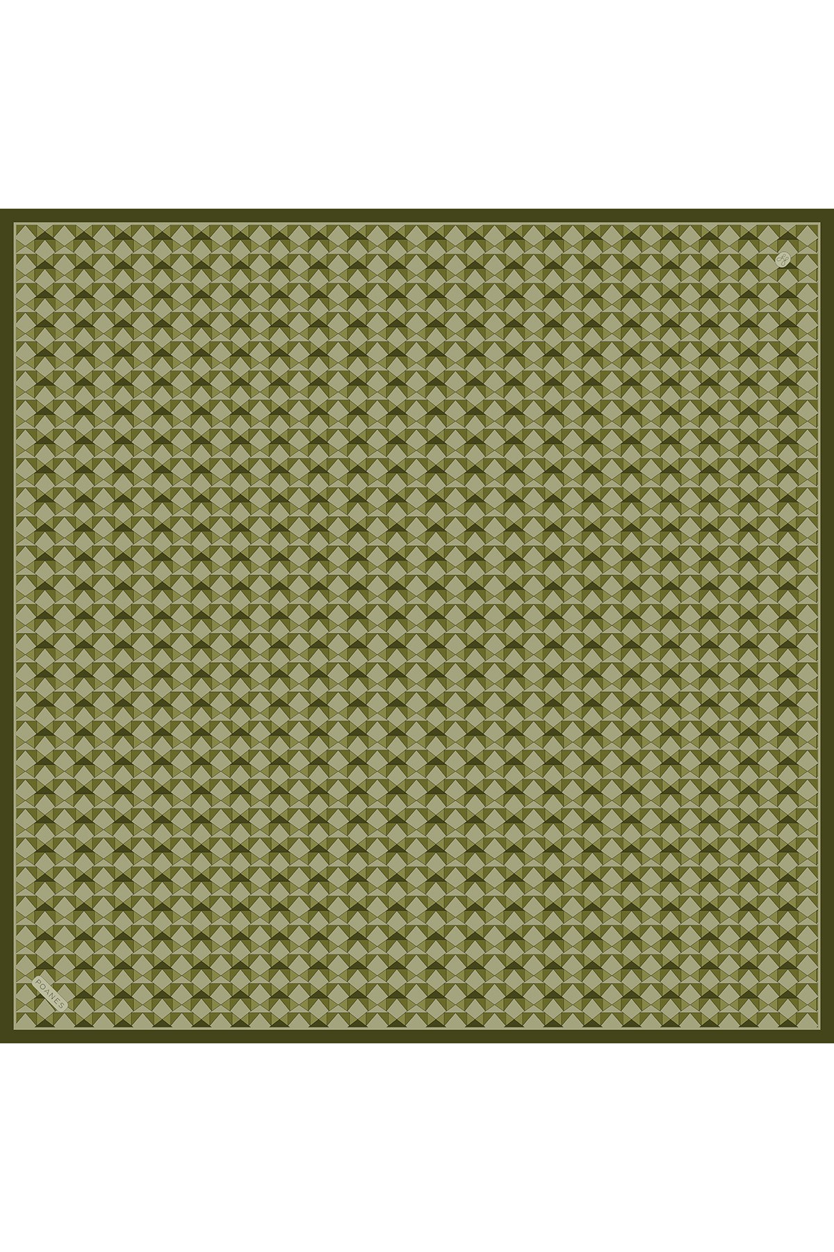 Minimal Desen Twill İpek Eşarp