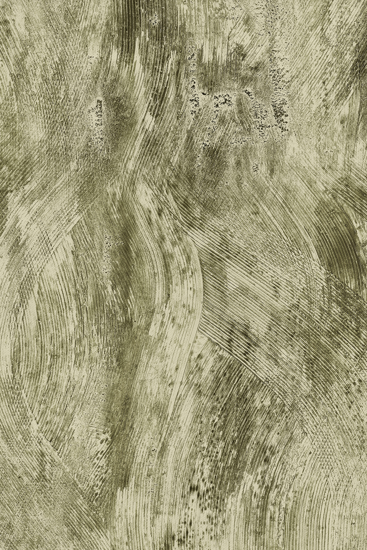 Poanes Soyut Fırça Desenli Twill İpek Eşarp görseli 2