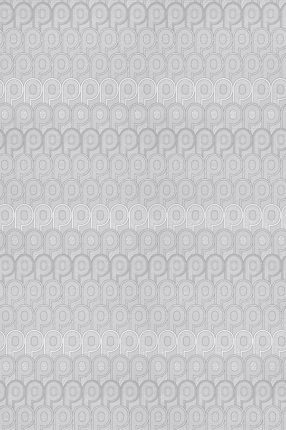Poanes Monogram Desenli Twill İpek Eşarp görseli 4