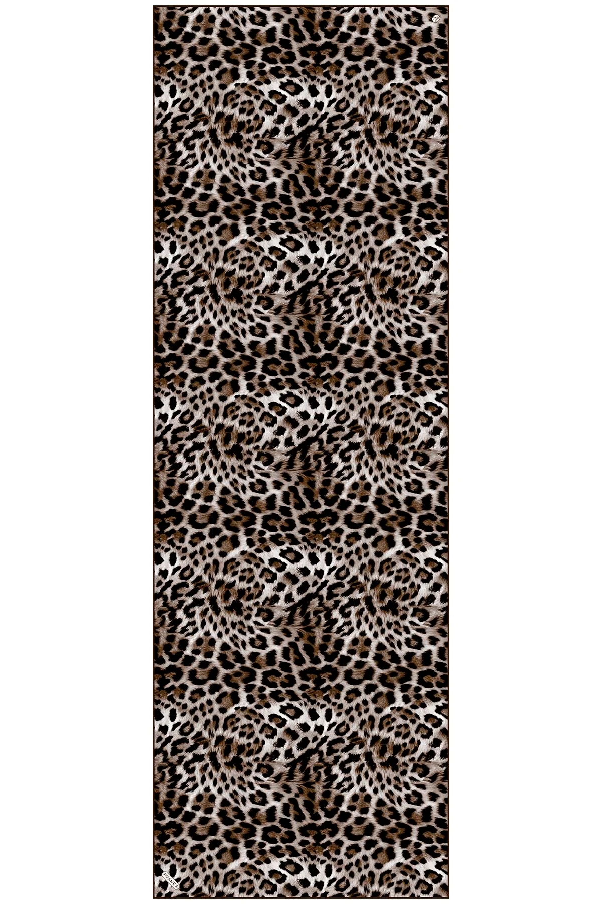 Leopar Desenli Krep İpek Şal