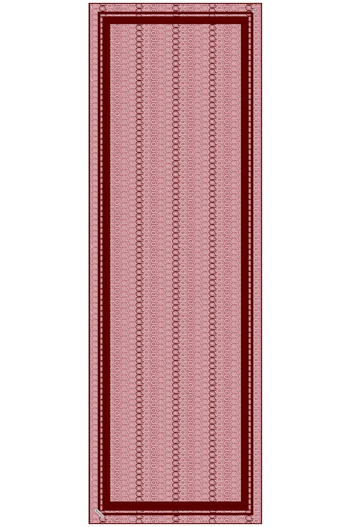 Monogram Desenli Krep İpek Şal